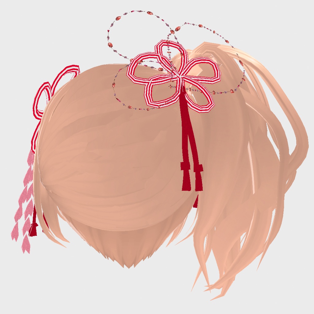 VRoid Hair presets 和服に似合うサイドポニーテール