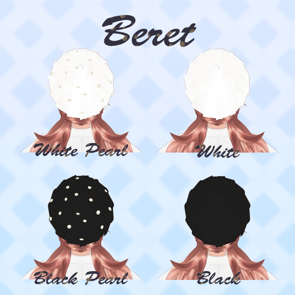 VRoid Clothes & Hair Accessory 「Girly Fur Coat」