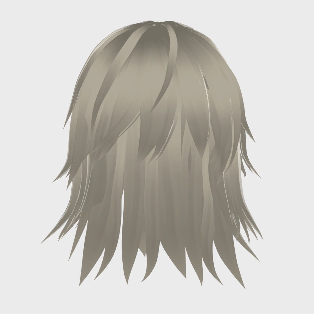 VRoid Hair presets モテるメンズのロングヘア♡