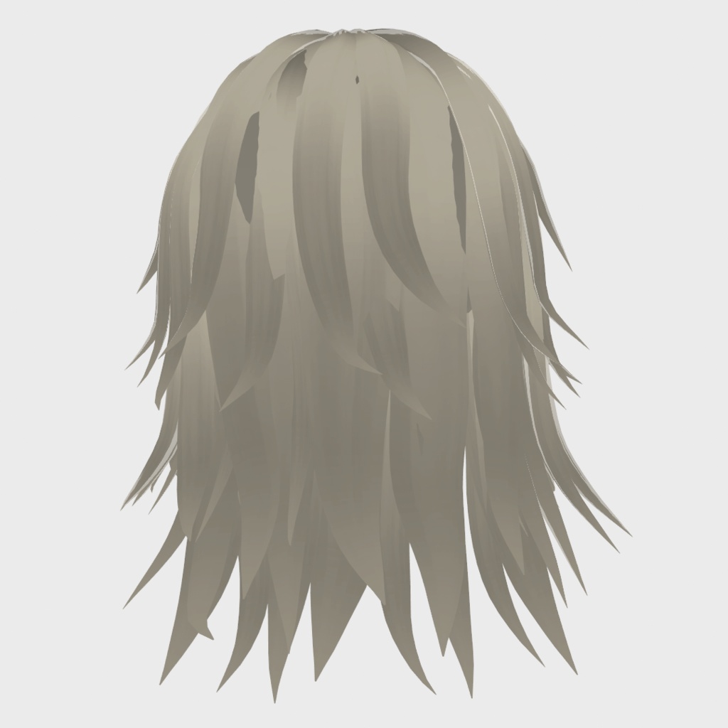 VRoid Hair presets モテるメンズのロングヘア♡