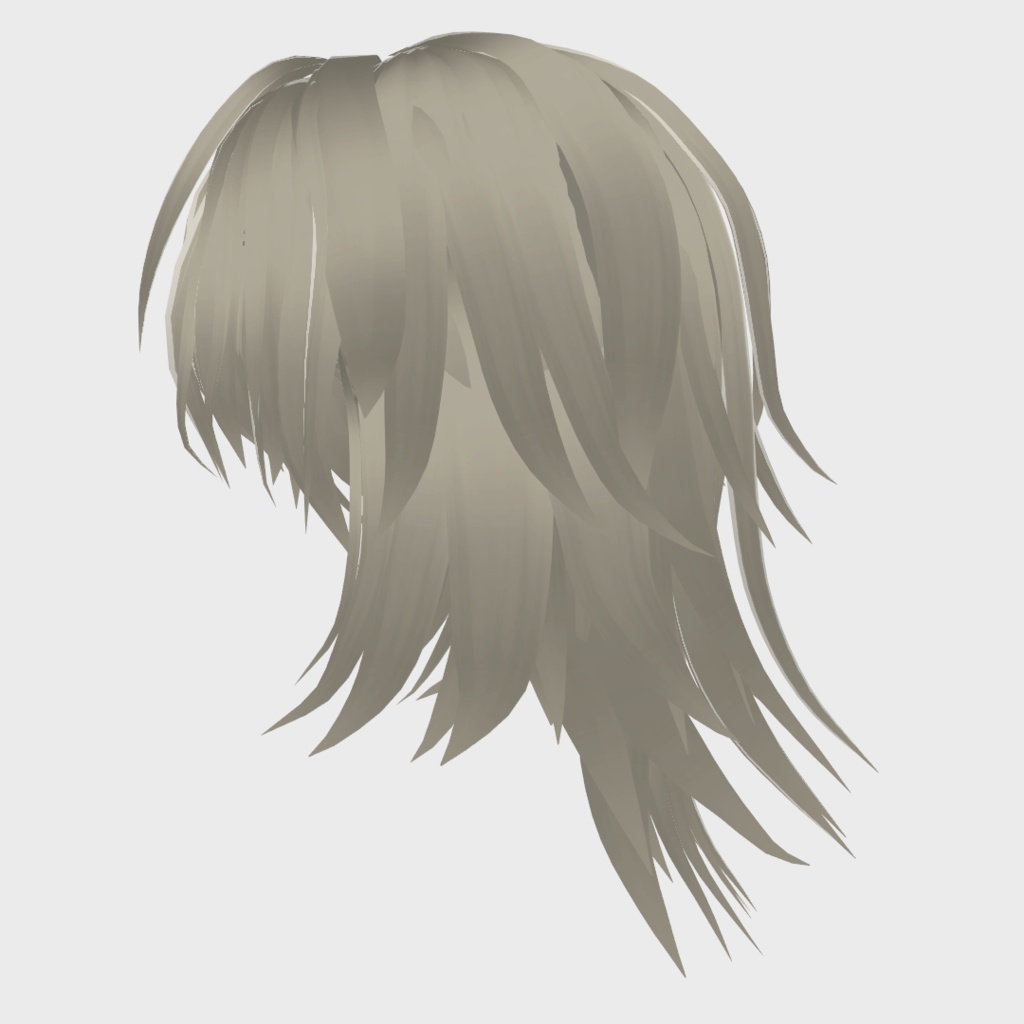 VRoid Hair presets モテるメンズのロングヘア♡