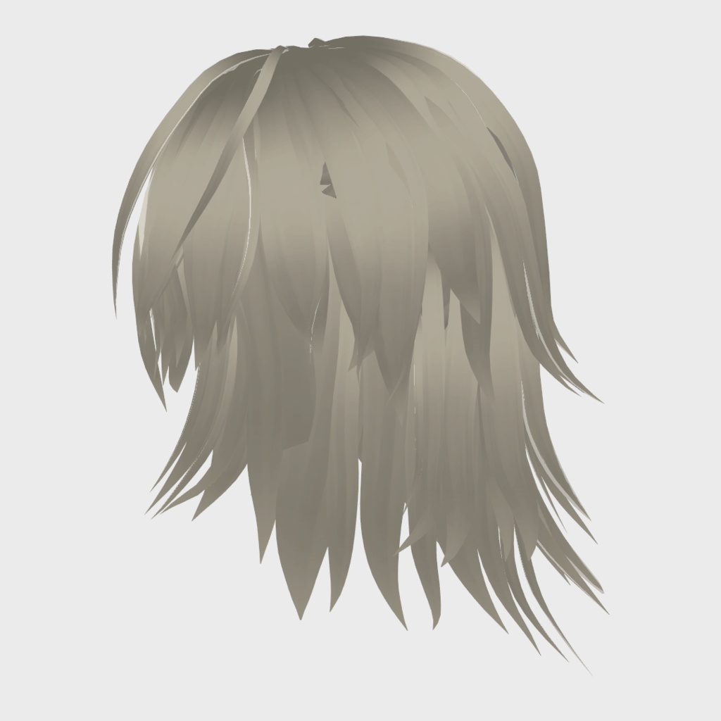 VRoid Hair presets モテるメンズのロングヘア♡