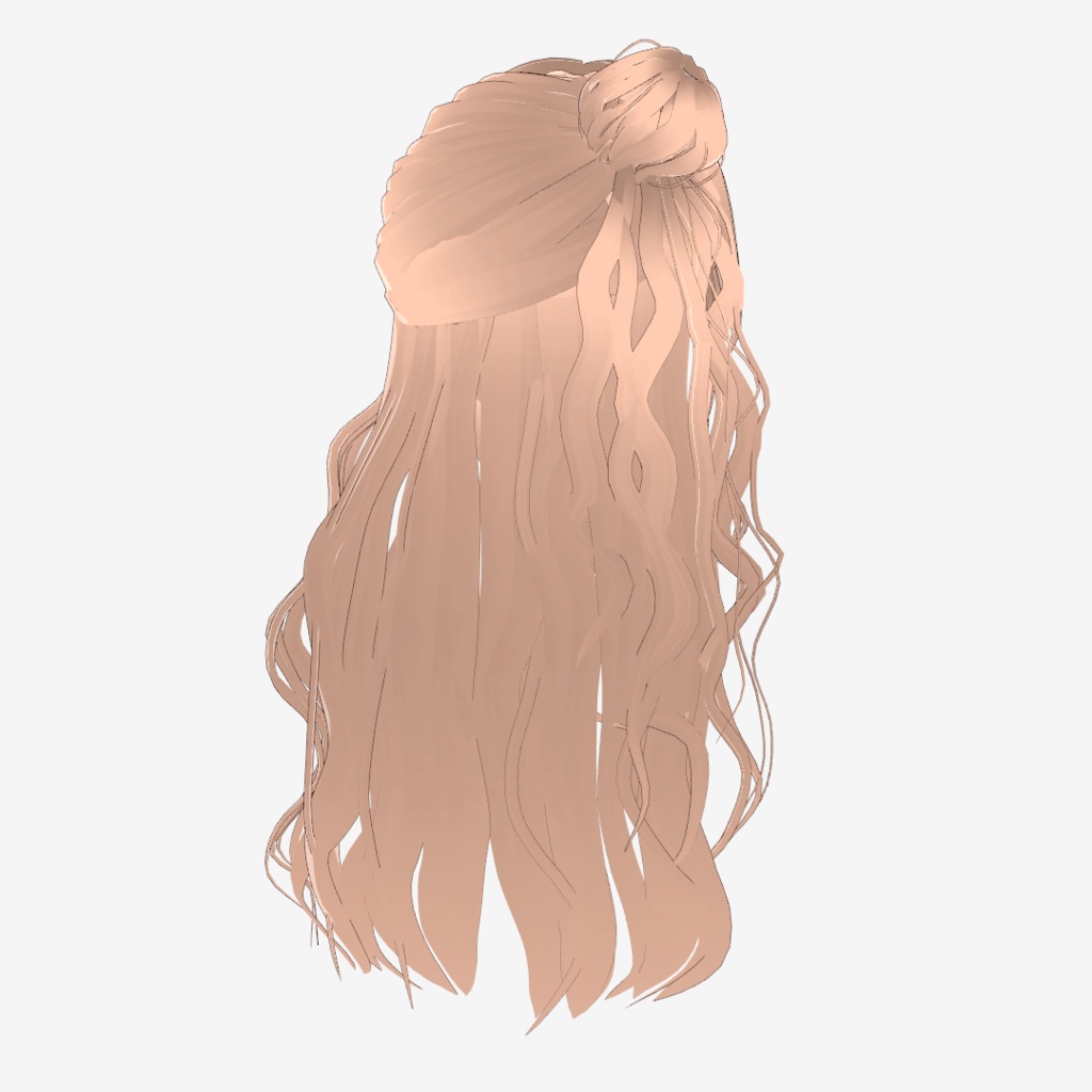 VRoid Hair presets おだんごハーフアップ&リボンハーフアップ
