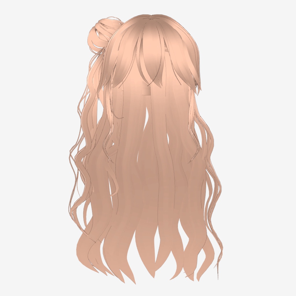 VRoid Hair presets おだんごハーフアップ&リボンハーフアップ