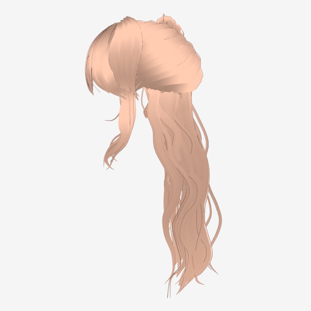 VRoid Hair presets おだんごハーフアップ&リボンハーフアップ