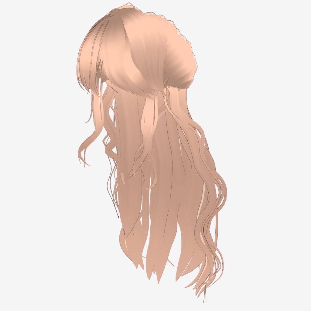 VRoid Hair presets おだんごハーフアップ&リボンハーフアップ