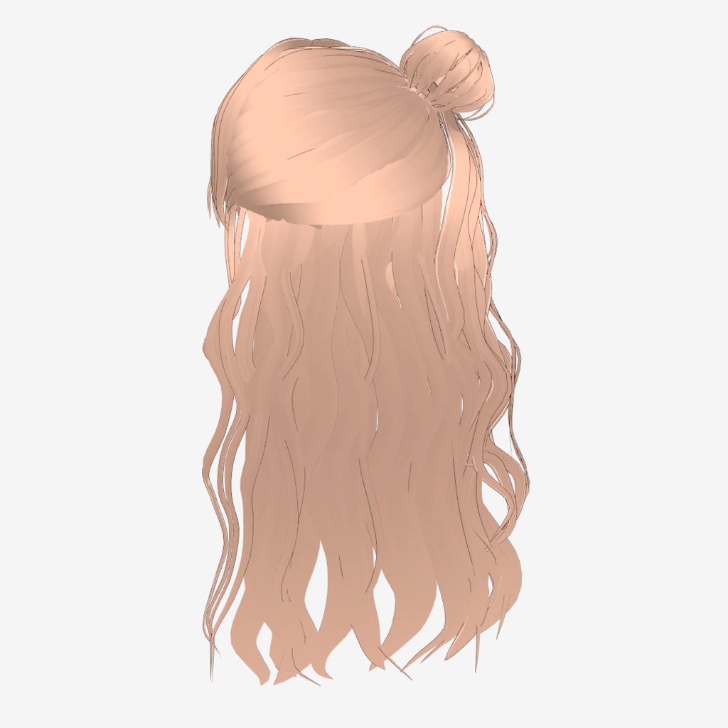 VRoid Hair presets おだんごハーフアップ&リボンハーフアップ