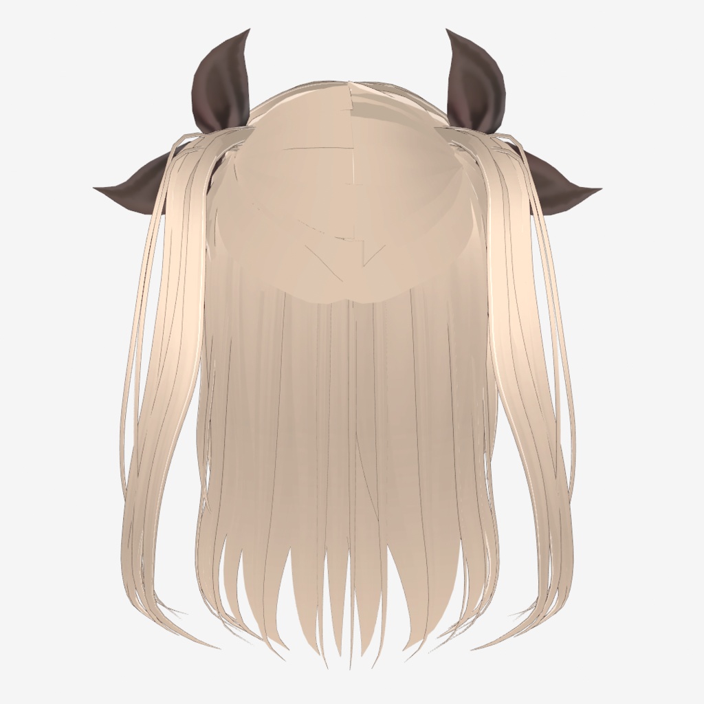 VRoid Hair presets ファンタジックツインテ