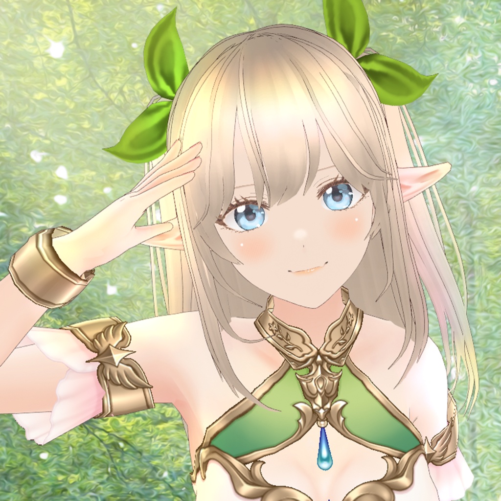 VRoid Hair presets ファンタジックツインテ