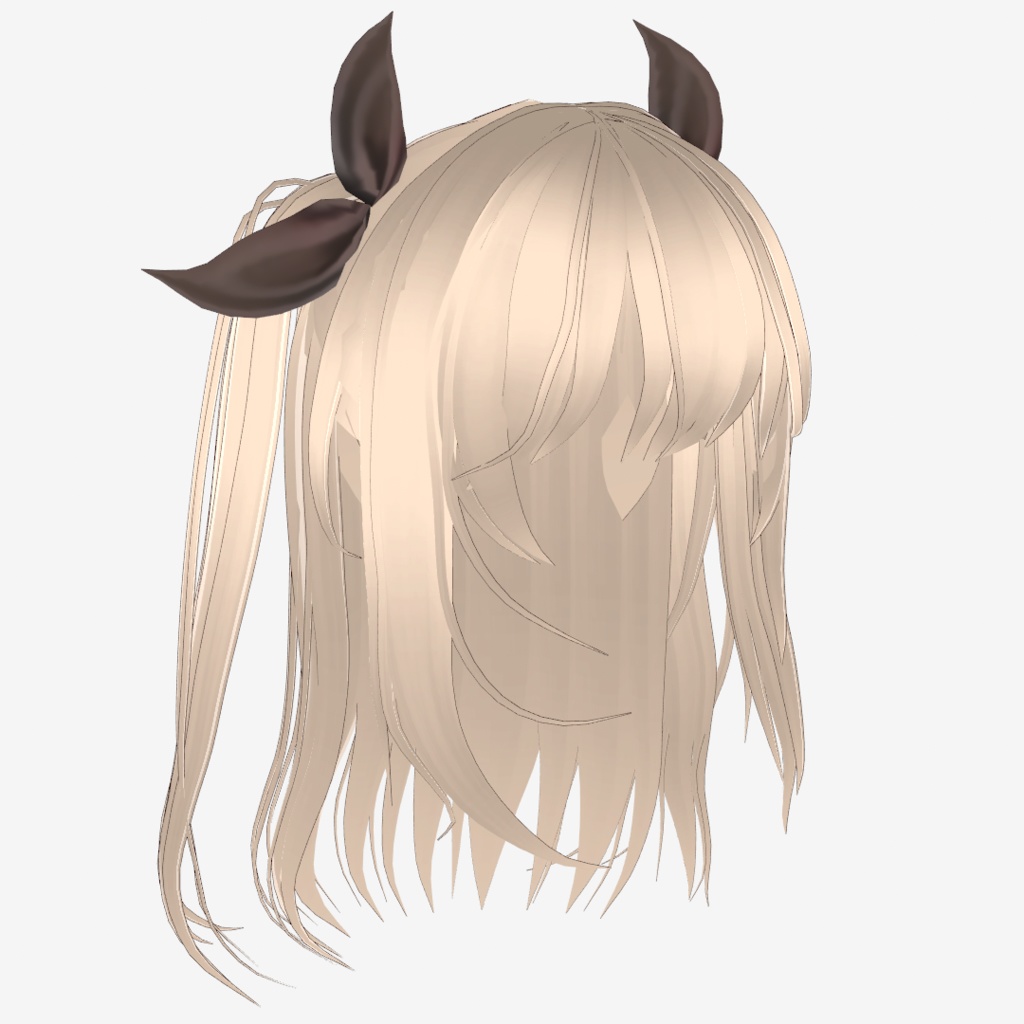VRoid Hair presets ファンタジックツインテ