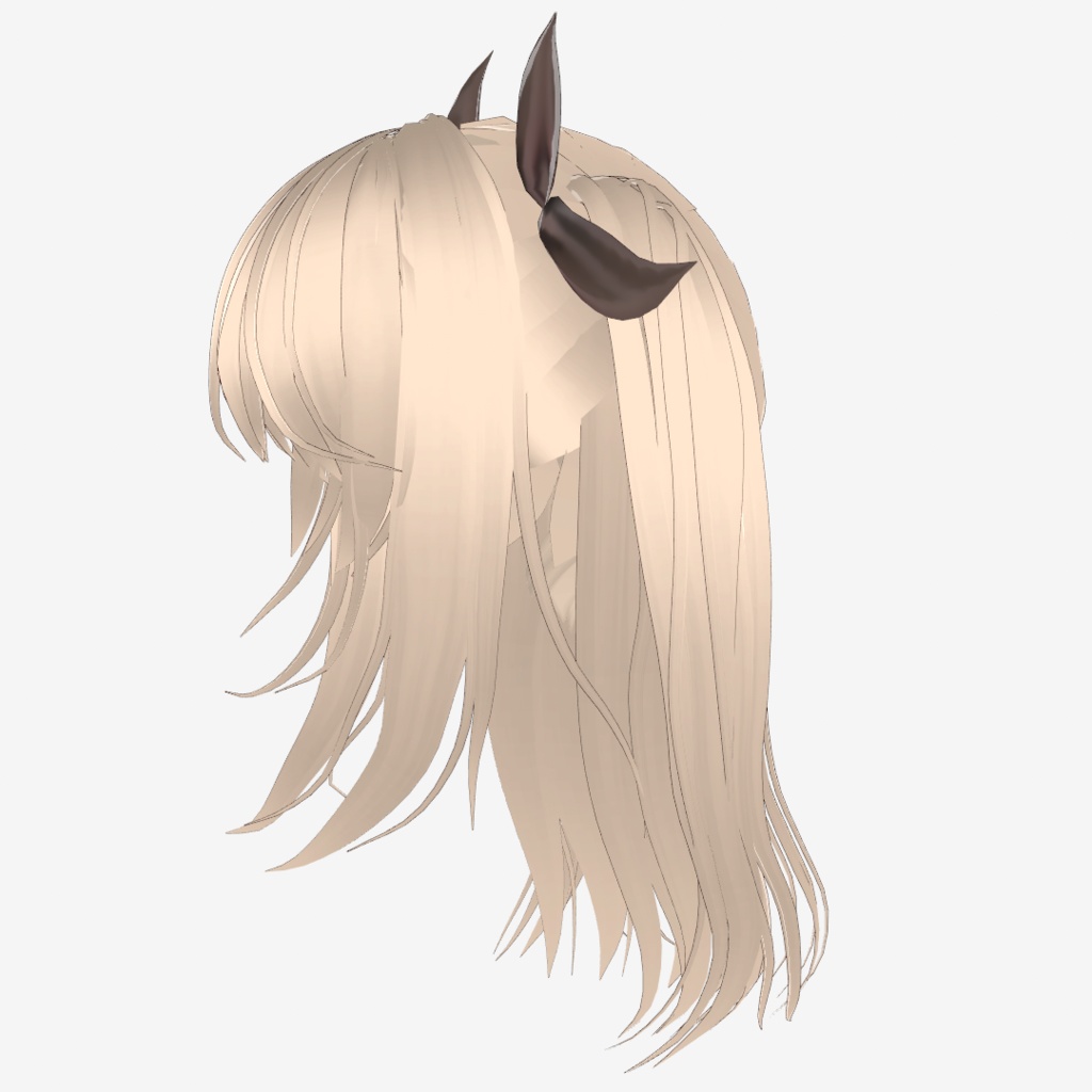 VRoid Hair presets ファンタジックツインテ