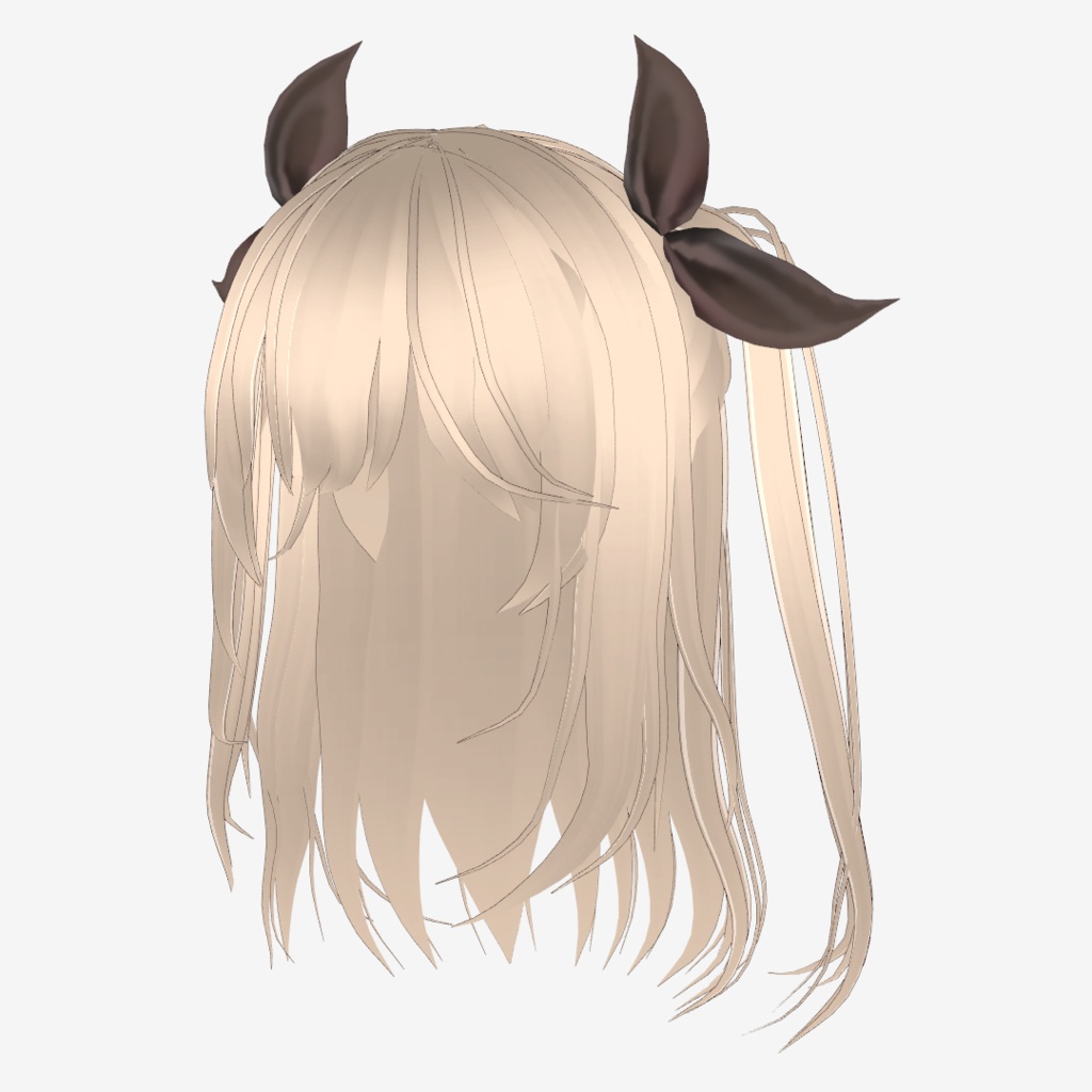 VRoid Hair presets ファンタジックツインテ