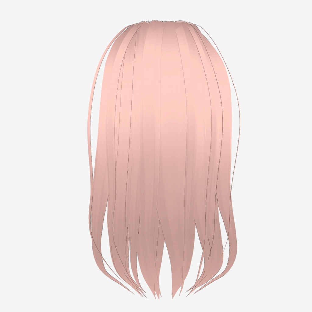 VRoid Hair presets ボリューミーポニテ