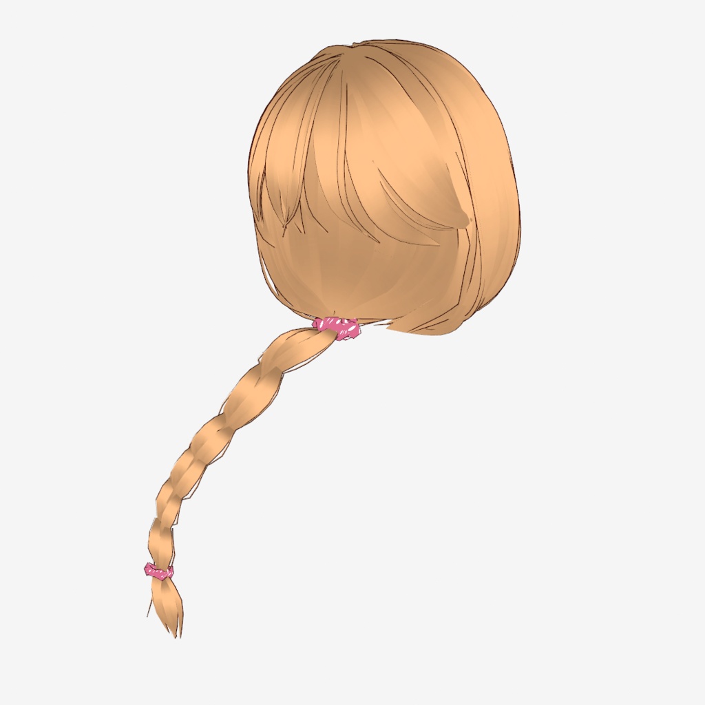VRoid Hair presets ふんわり編み込みヘア