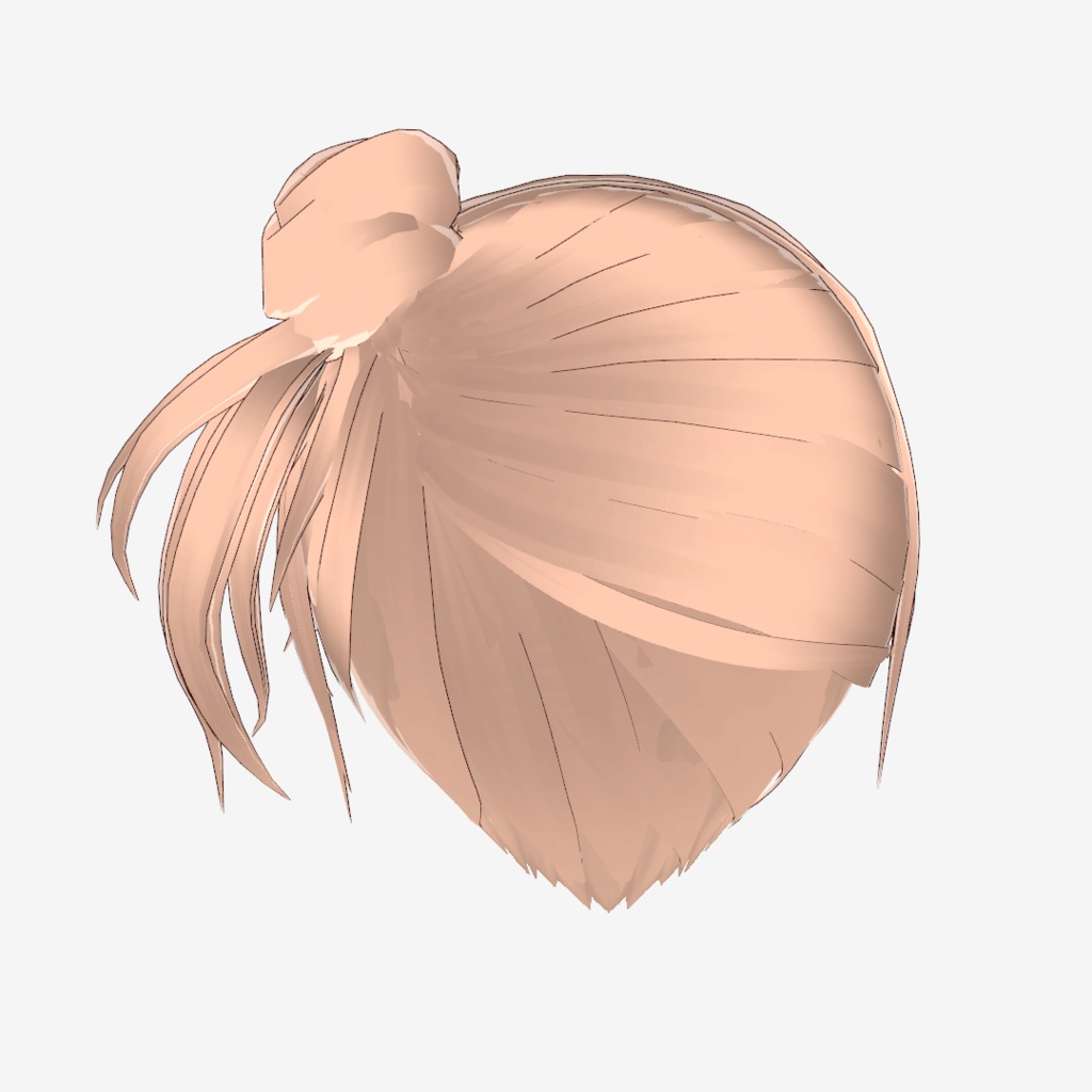 VRoid Hair presets キュートなおだんごしっぽ