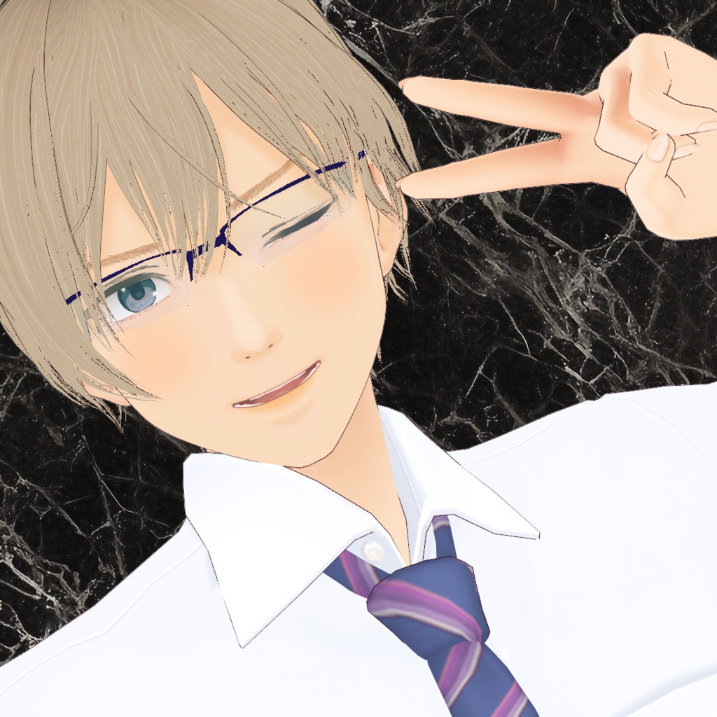 VRoid Model:「ミステリアスな透明感男子♡ 真冬 -Mafuyu-」