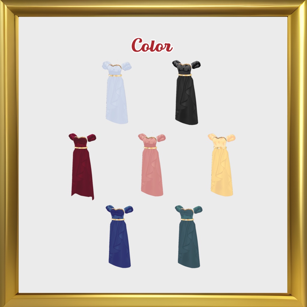 VRoid Outfit & Hair Accessory 「ミヤコワスレ」