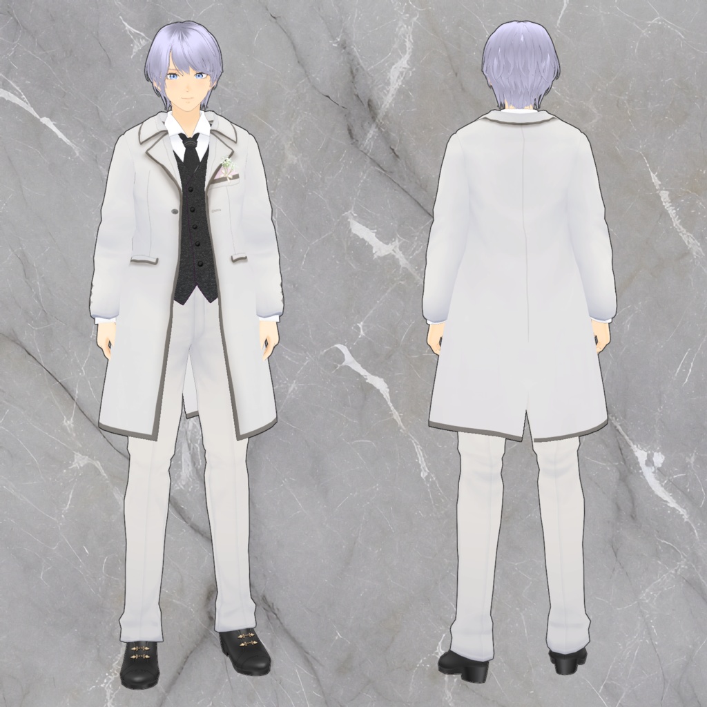 VRoid Model:「中性的な塩系男子 リオン -Lion-」