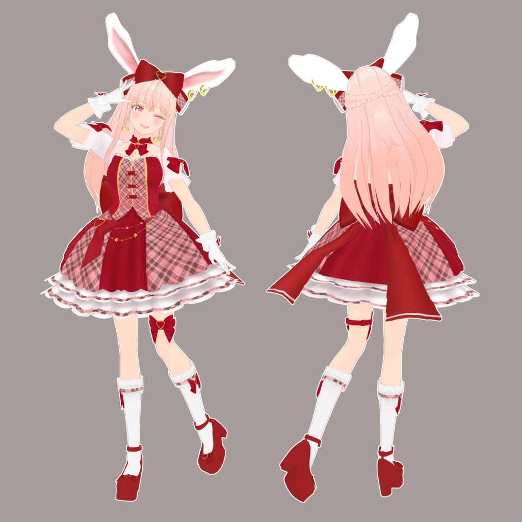 VRoid Model:「うさみみアイドル カレン -Karen-」