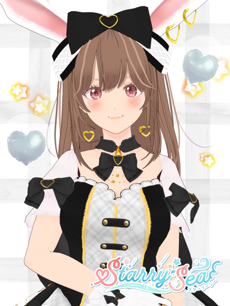 VRoid Hair Accessory & Clothes アイドルバニー