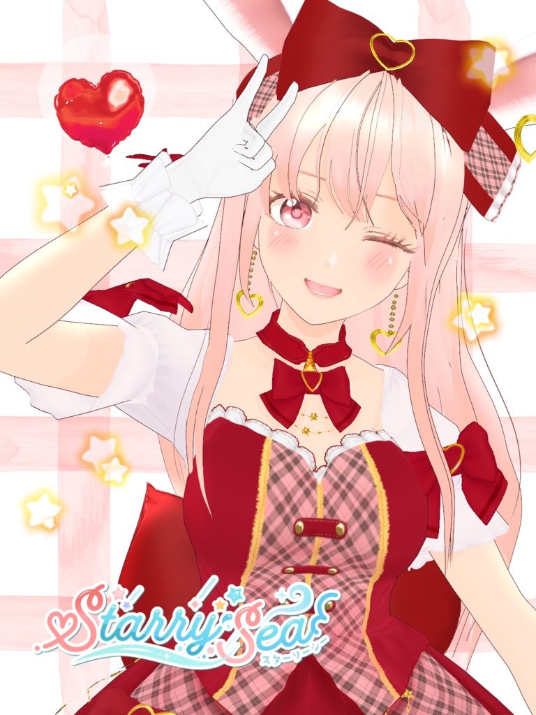 VRoid Hair Accessory & Clothes アイドルバニー