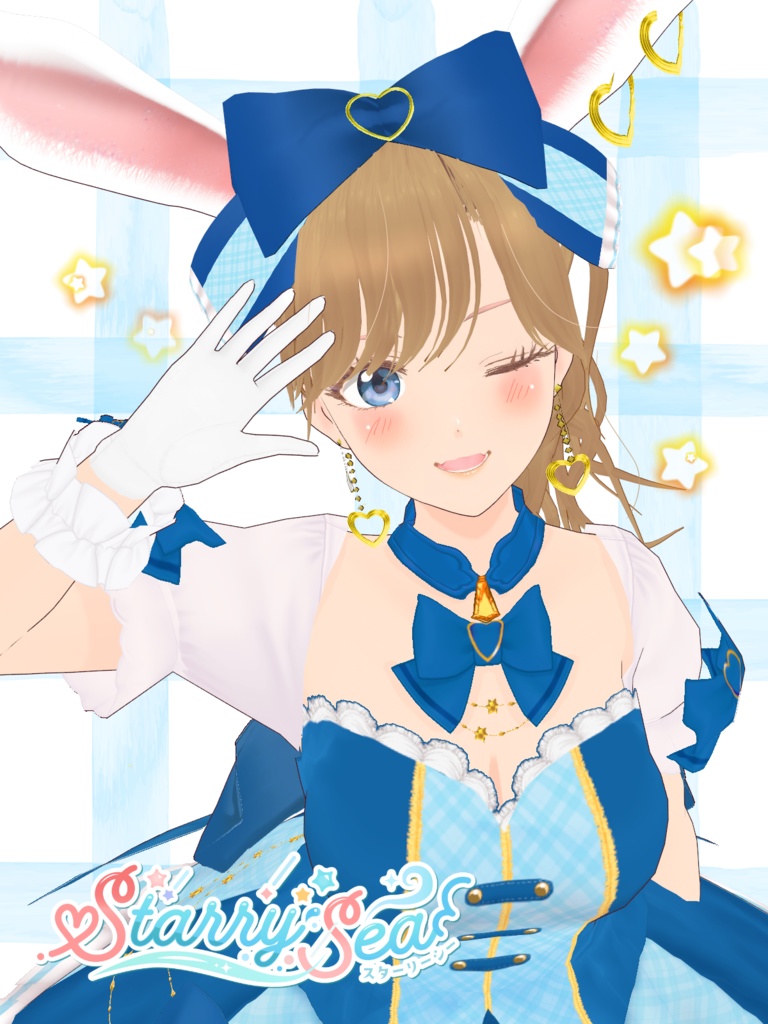 VRoid Hair Accessory & Clothes アイドルバニー