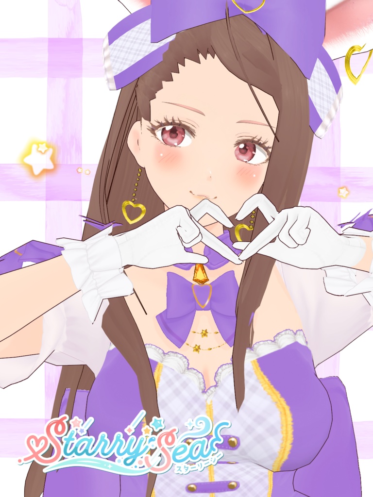 VRoid Hair Accessory & Clothes アイドルバニー