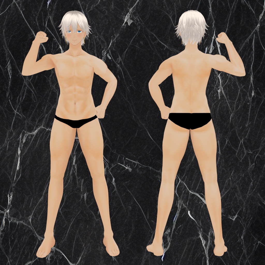 ★15禁★ VRoid Skin Texture さわやかマッチョ肌(8colors)