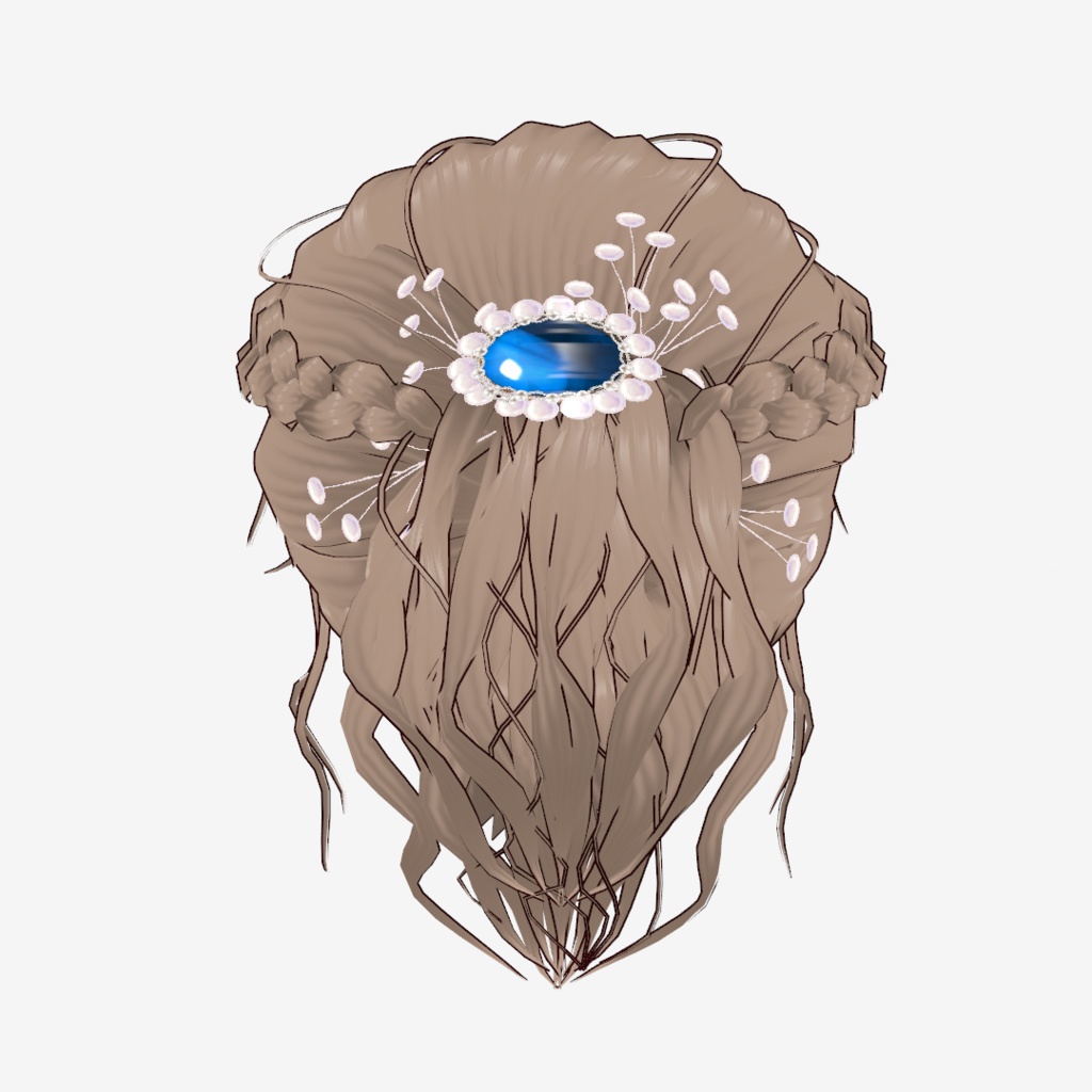 VRoid Hair presets お呼ばれアップスタイル