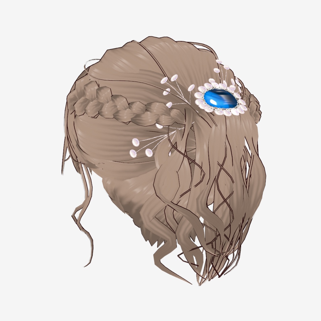 VRoid Hair presets お呼ばれアップスタイル