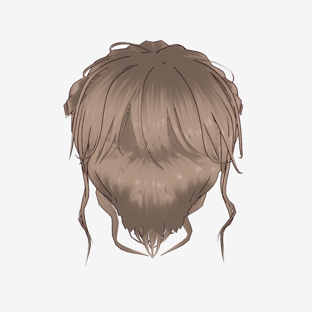 VRoid Hair presets お呼ばれアップスタイル