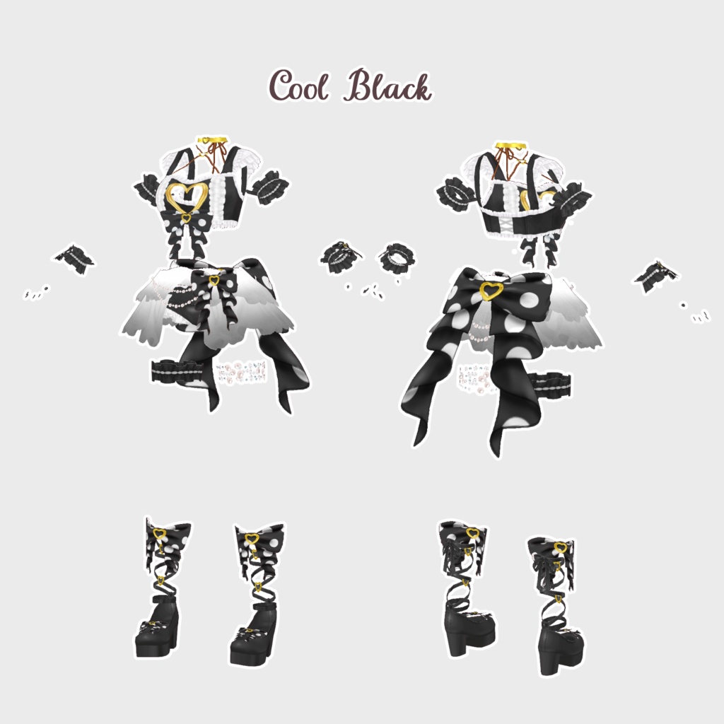 VRoid Hair Accessory & Clothes 渚のプリンセス ~Princess of the Beach~