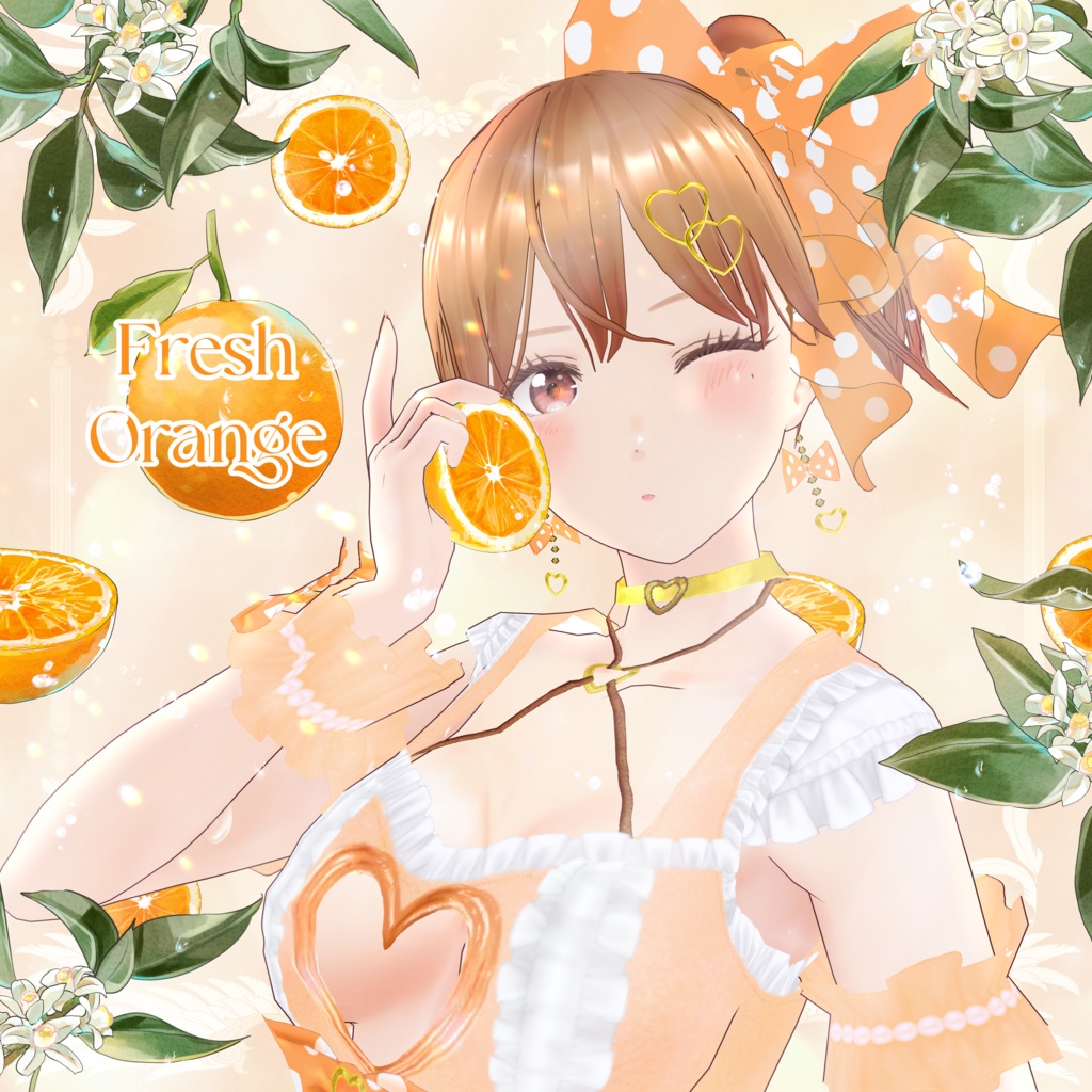 VRoid Hair Accessory & Clothes 渚のプリンセス ~Princess of the Beach~