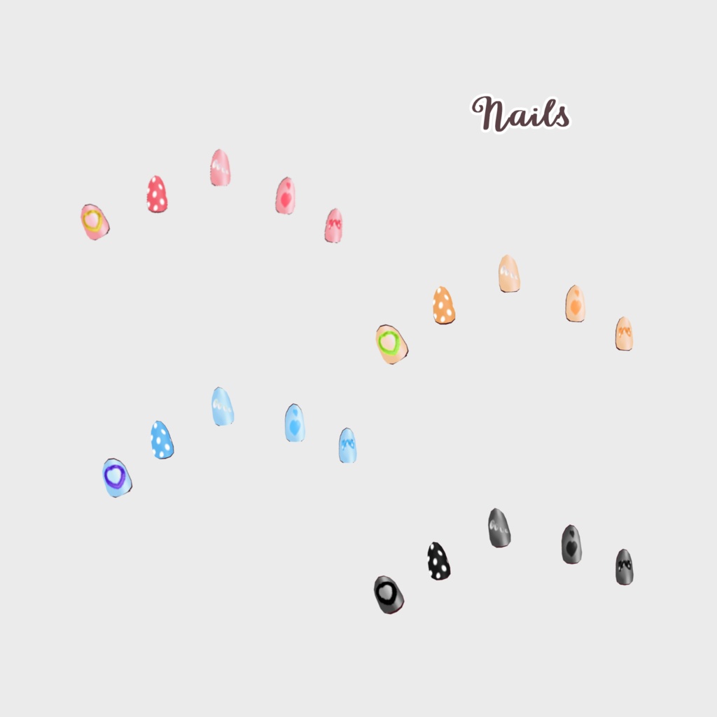 VRoid Hair Accessory & Clothes 渚のプリンセス ~Princess of the Beach~