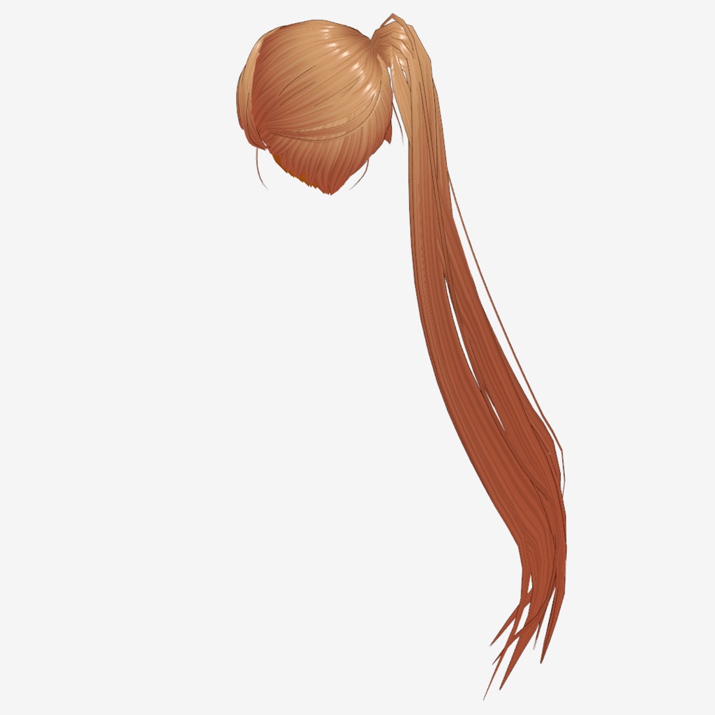 VRoid Hair presets オトナっぽいサイドポニーテール