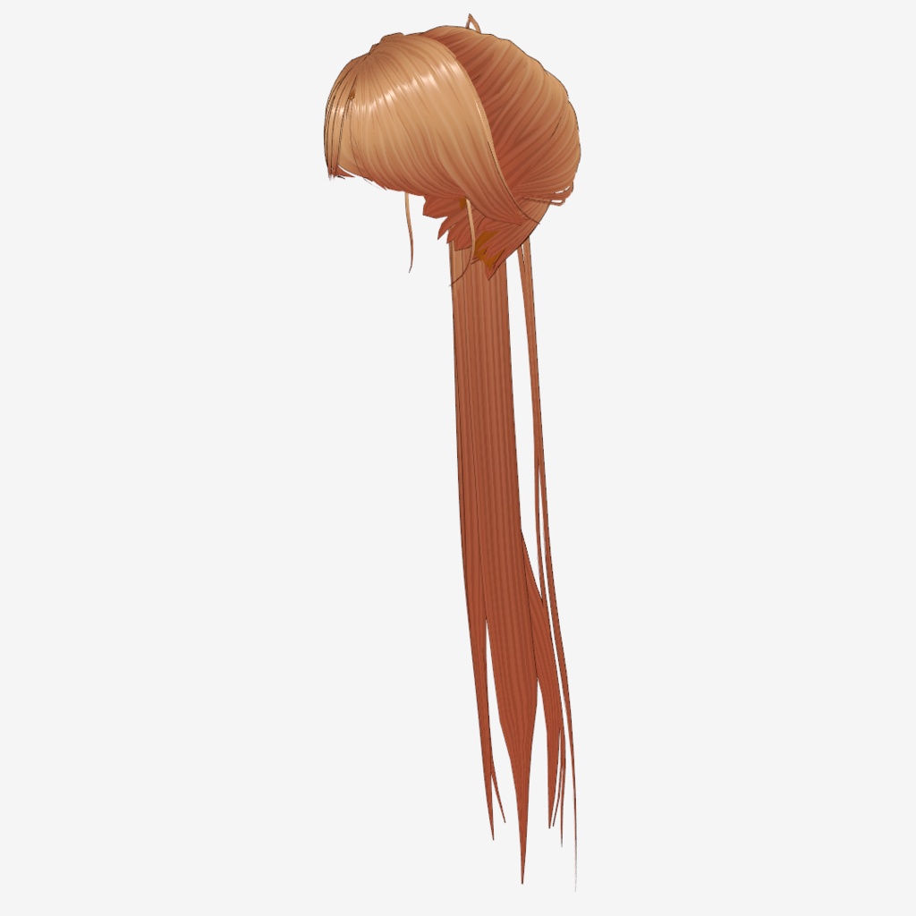 VRoid Hair presets オトナっぽいサイドポニーテール