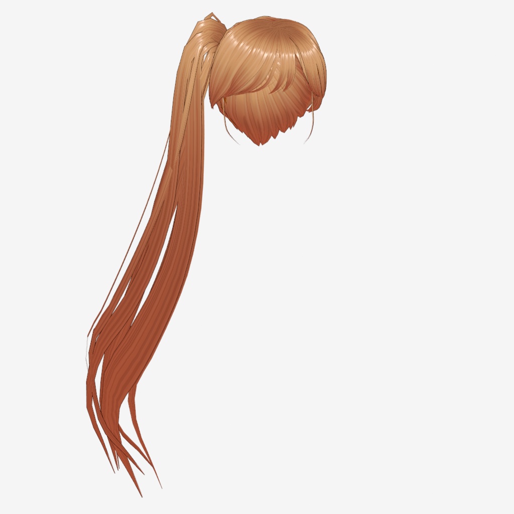VRoid Hair presets オトナっぽいサイドポニーテール