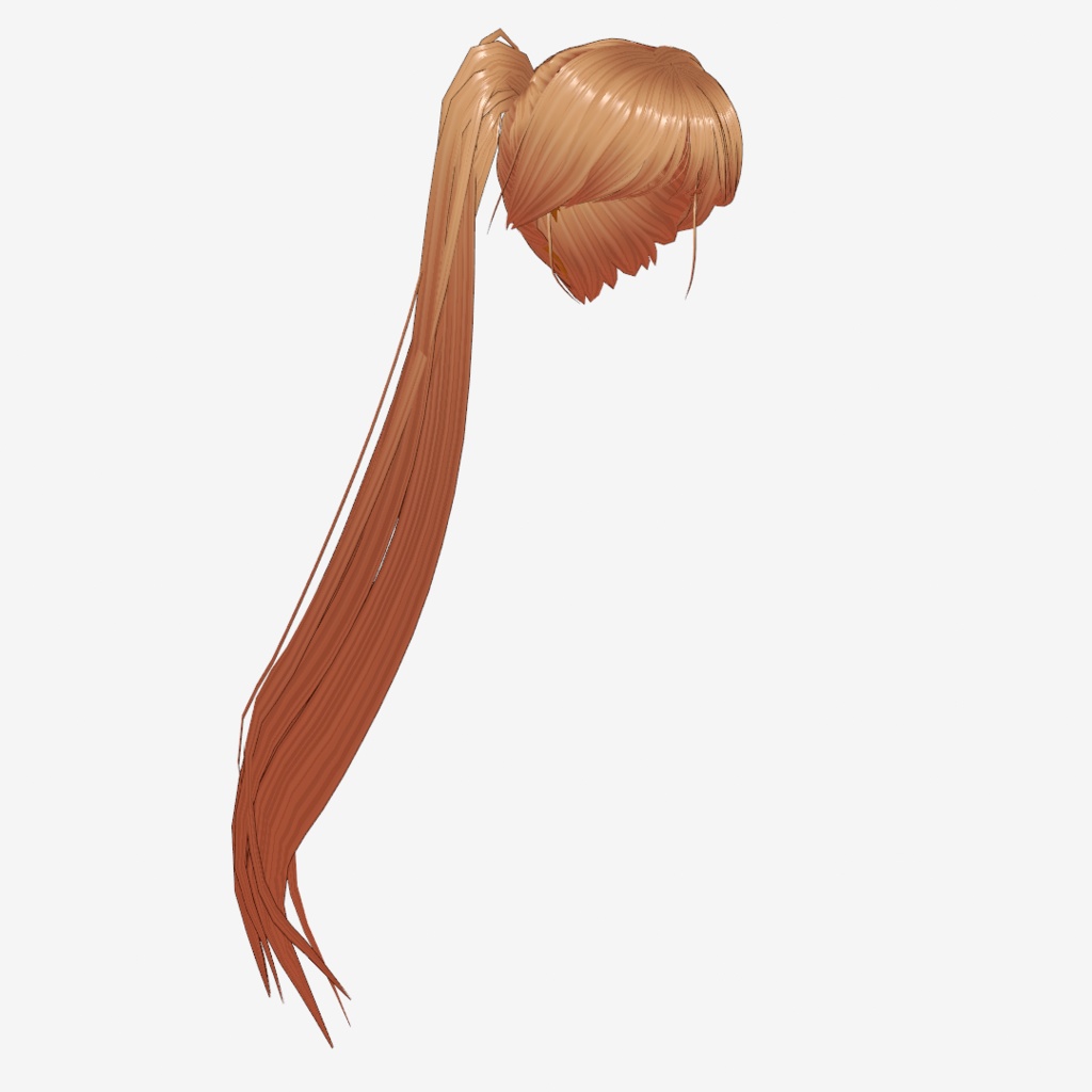 VRoid Hair presets オトナっぽいサイドポニーテール