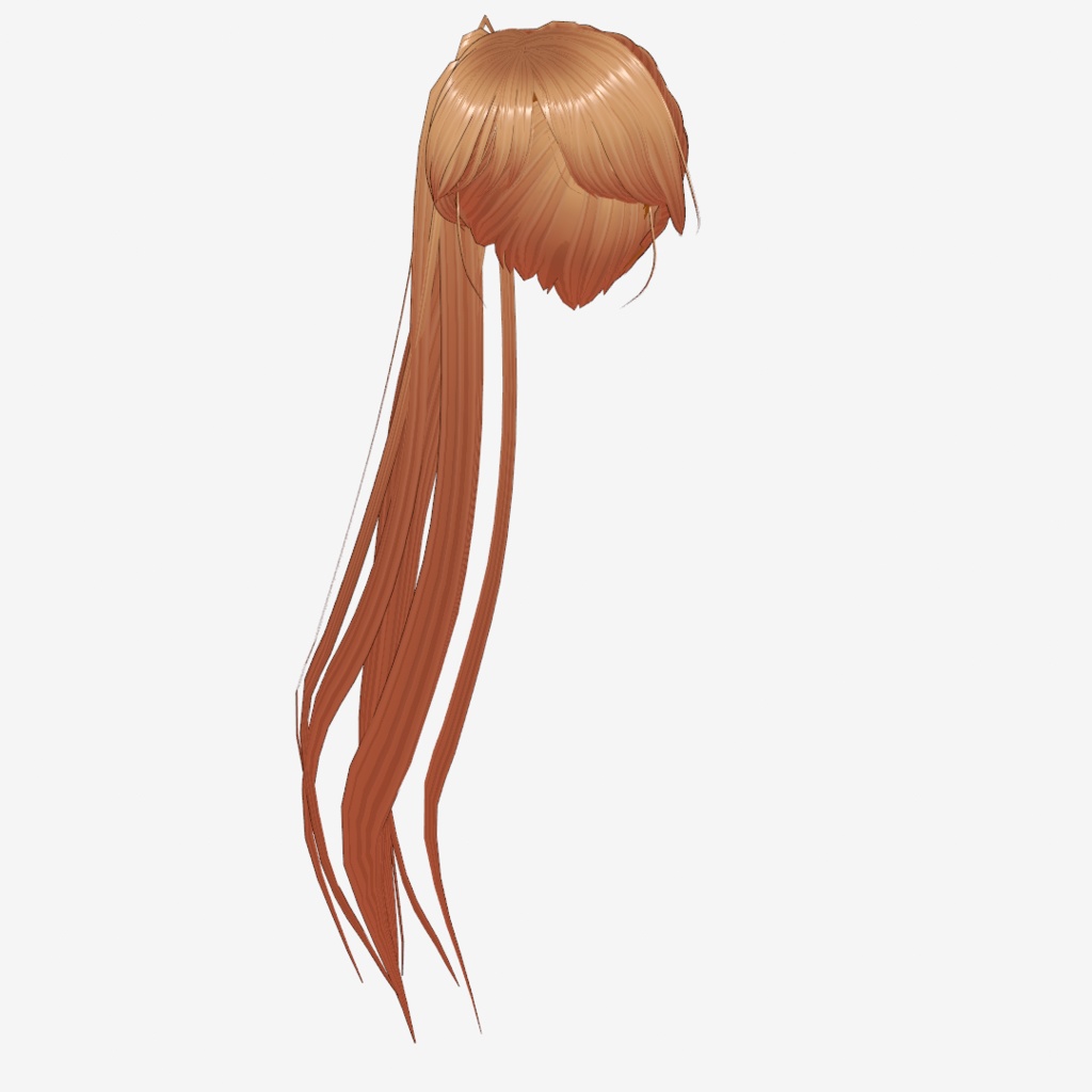 VRoid Hair presets オトナっぽいサイドポニーテール