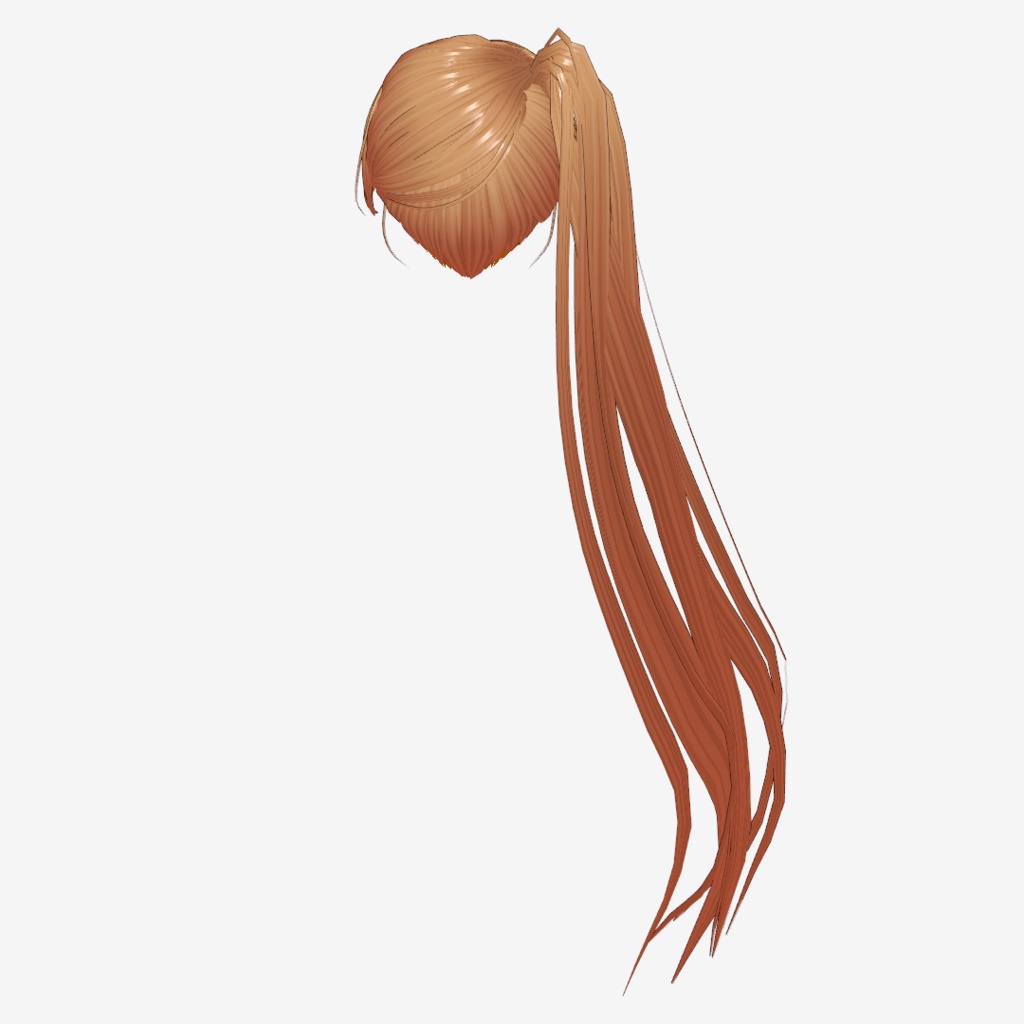 VRoid Hair presets オトナっぽいサイドポニーテール