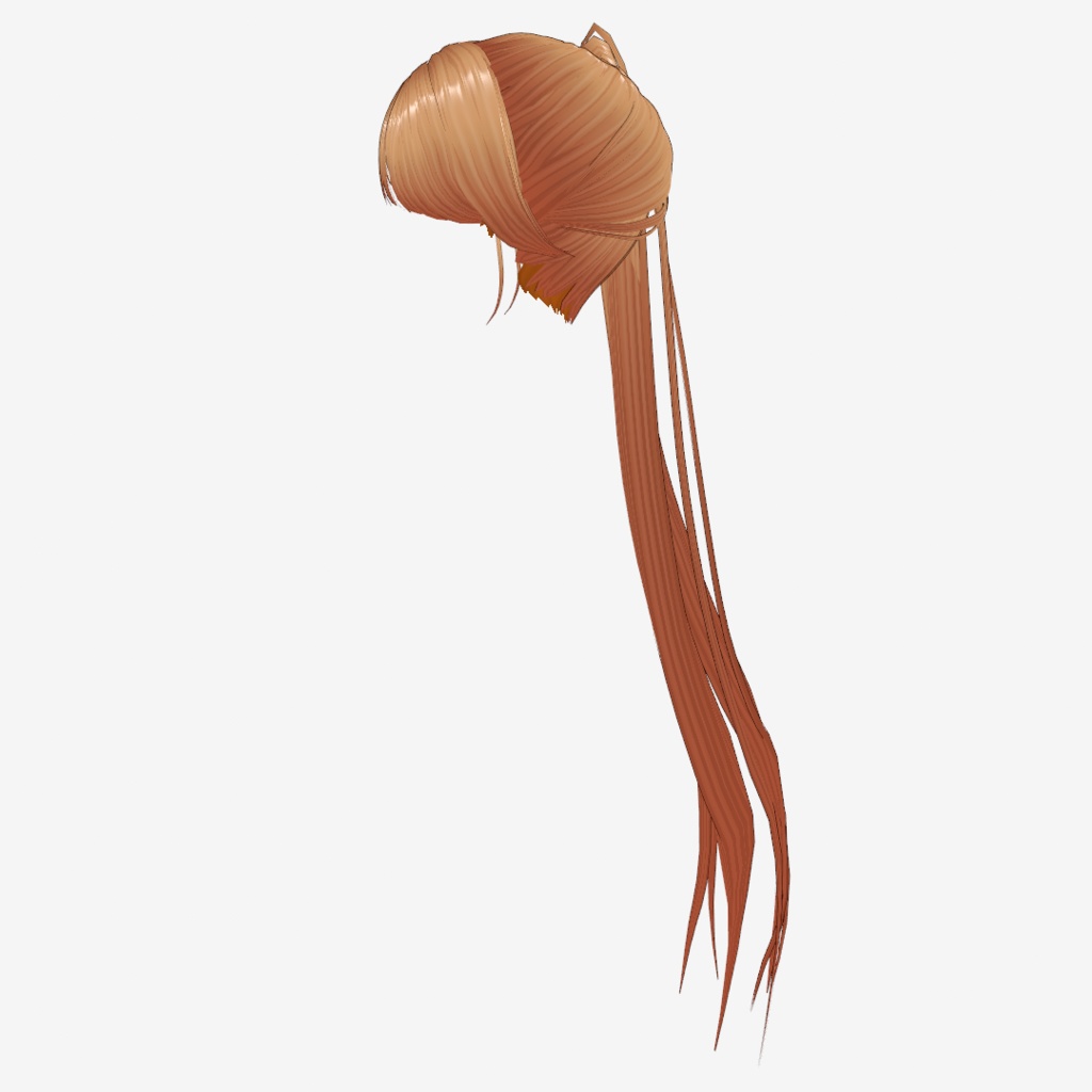 VRoid Hair presets オトナっぽいサイドポニーテール