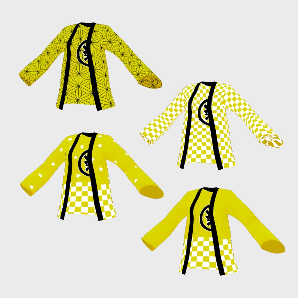 VRoid Hair Accessory & Clothes おまつりハッピー ~Happy Festival~