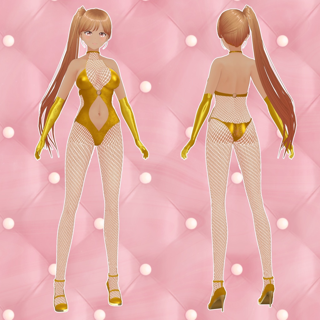 VRoid Clothes 魅惑のボンデージ(6color)