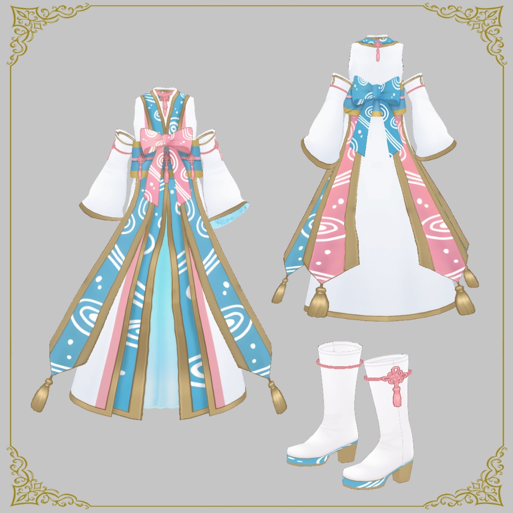 VRoid Hair & Clothes 水鏡 ~Suikyo~