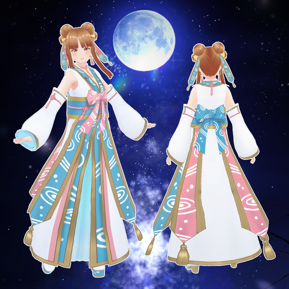 VRoid Hair & Clothes 水鏡 ~Suikyo~