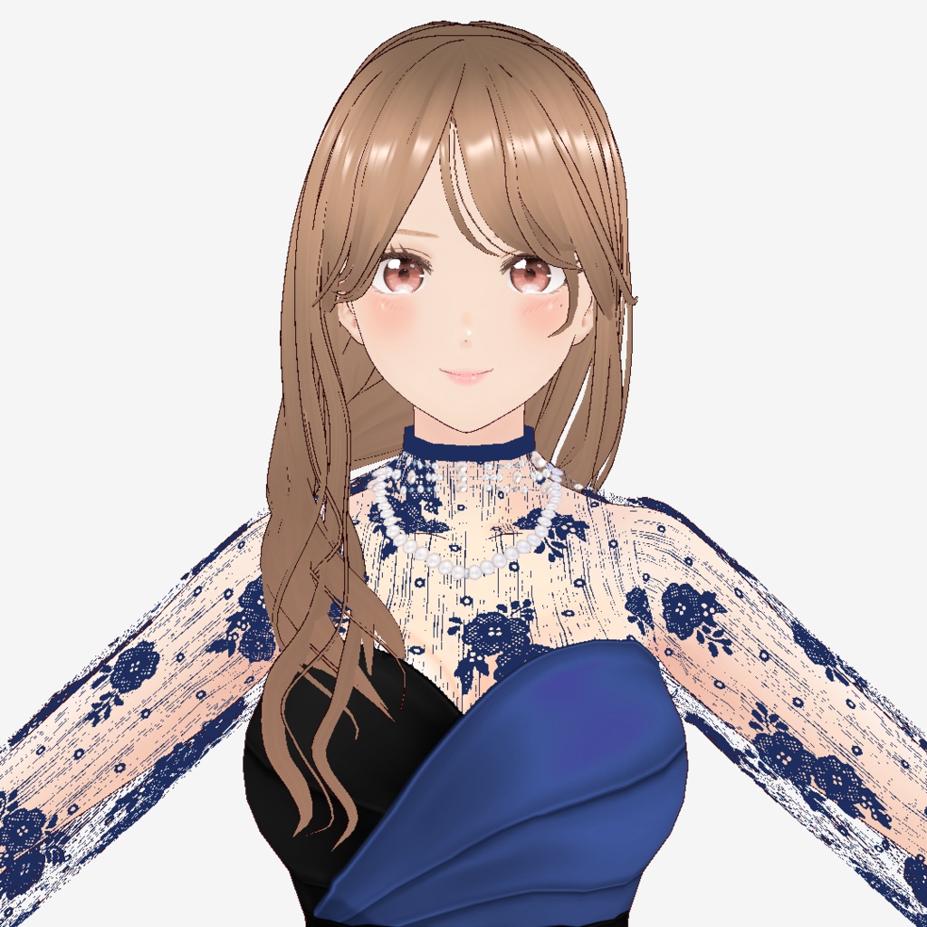 VRoid Hair presets オトナっぽワンサイドヘア