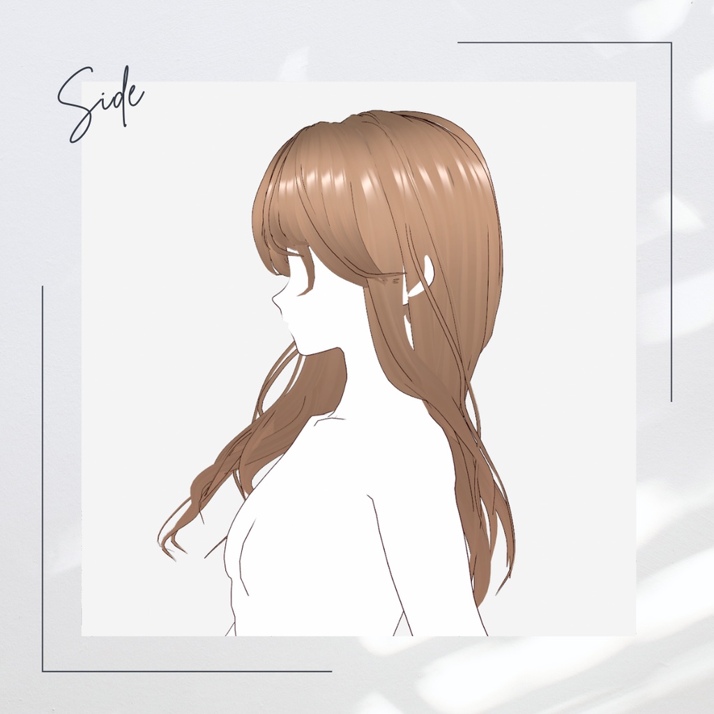 VRoid Hair presets オトナっぽワンサイドヘア