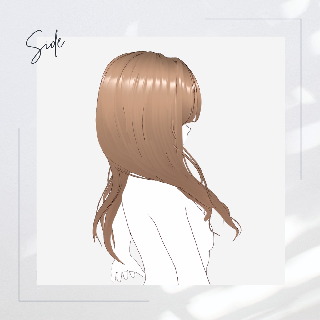 VRoid Hair presets オトナっぽワンサイドヘア