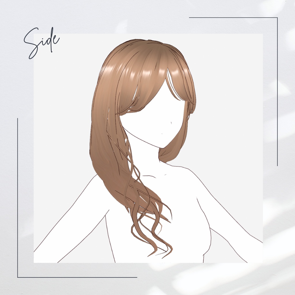 VRoid Hair presets オトナっぽワンサイドヘア