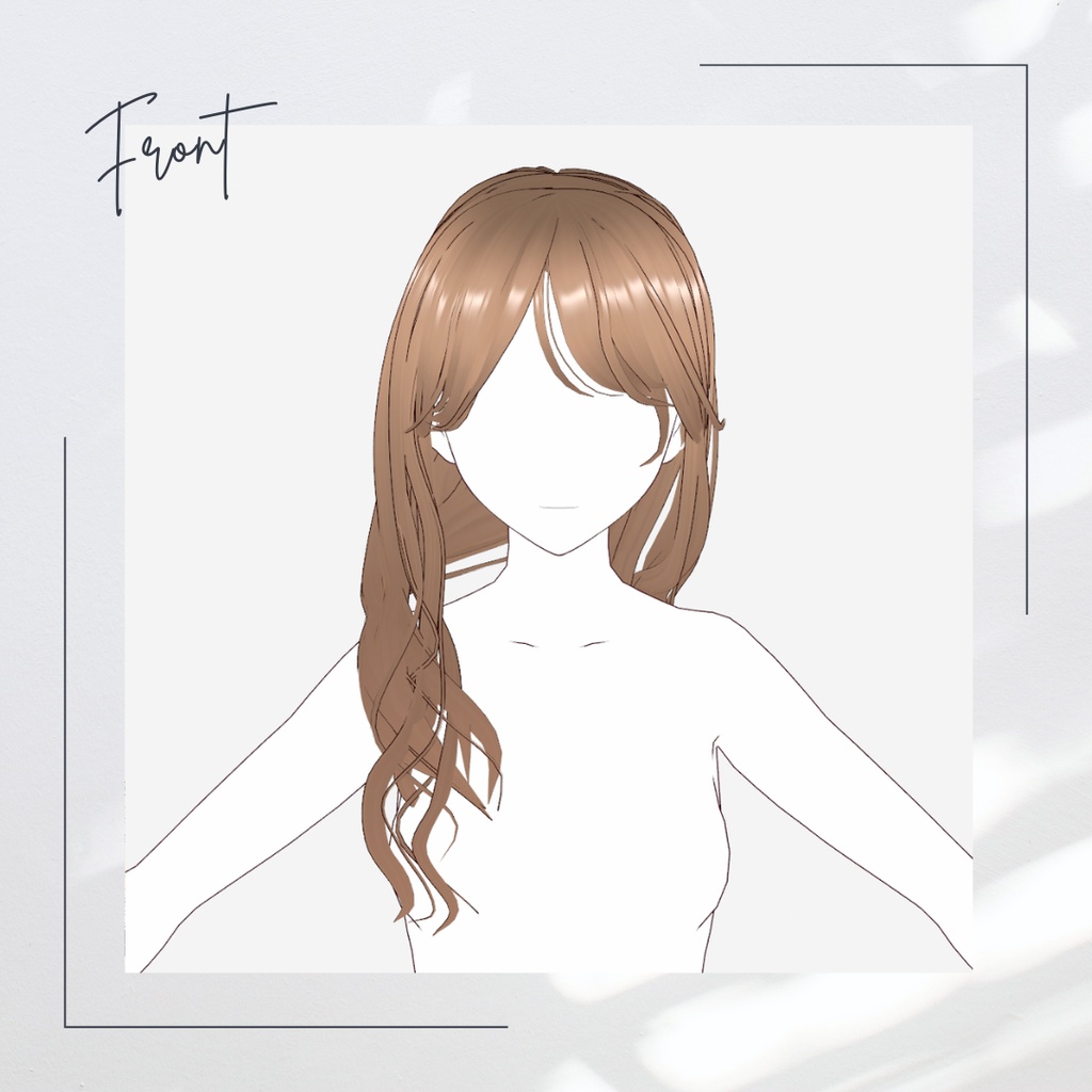 VRoid Hair presets オトナっぽワンサイドヘア